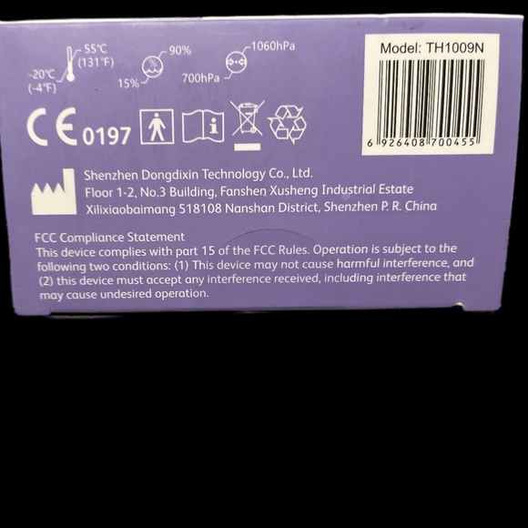 NIB - LOT of 3 - CARETALK Non-contact Forehead Thermometer - Model TH1009N - Picture 6 of 9